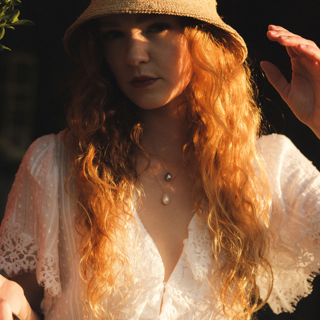 Kelly White Pearl Dainty Necklace