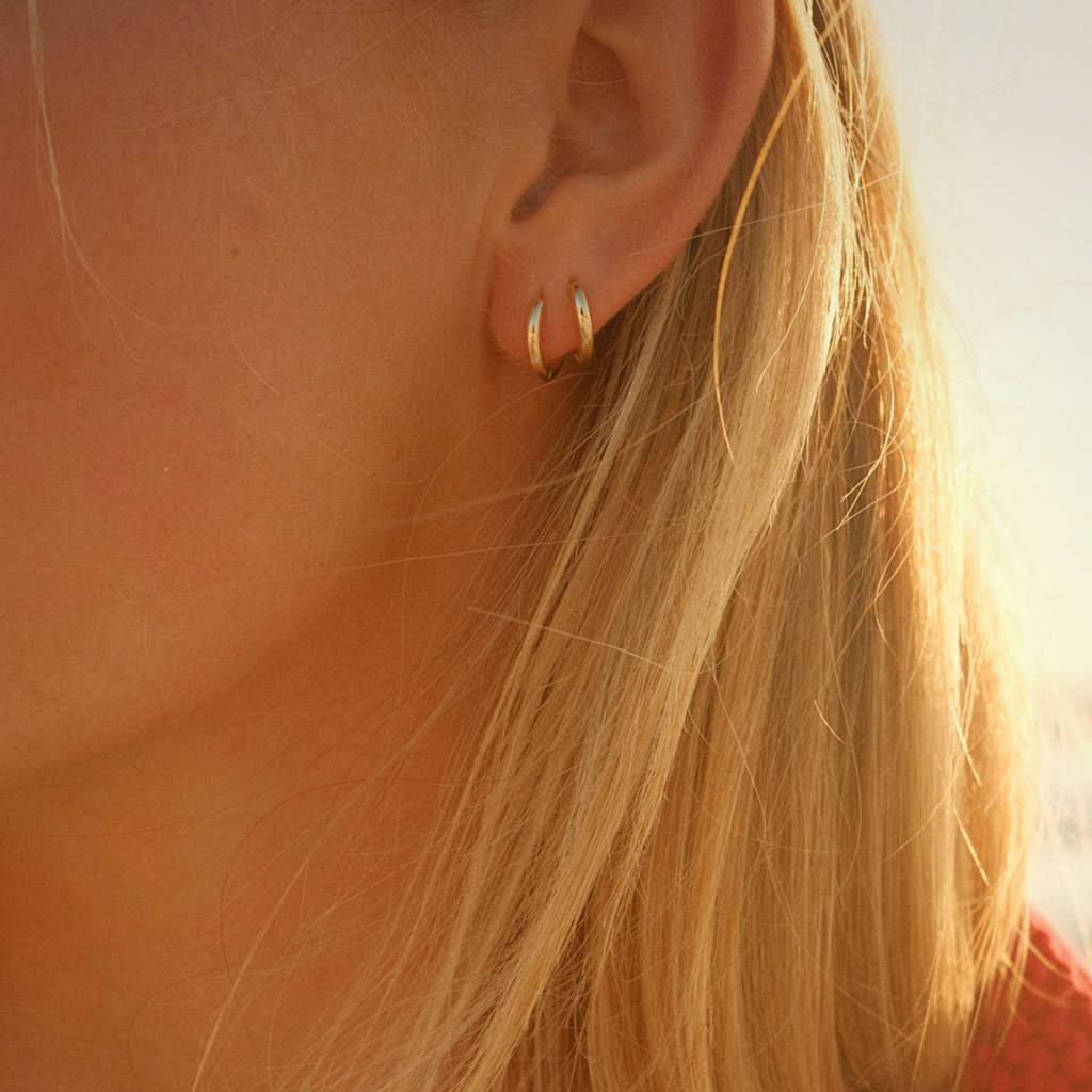 Classic Gold Hoops