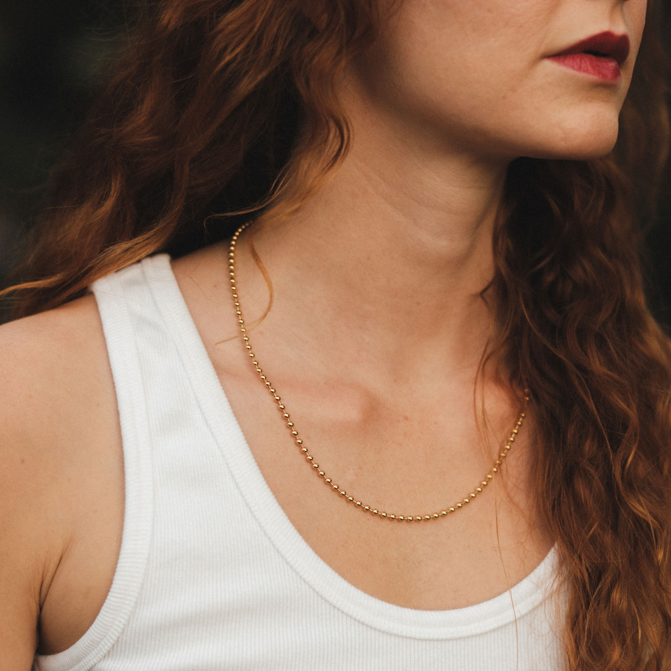 Grace Signature Ball n Chain Necklace