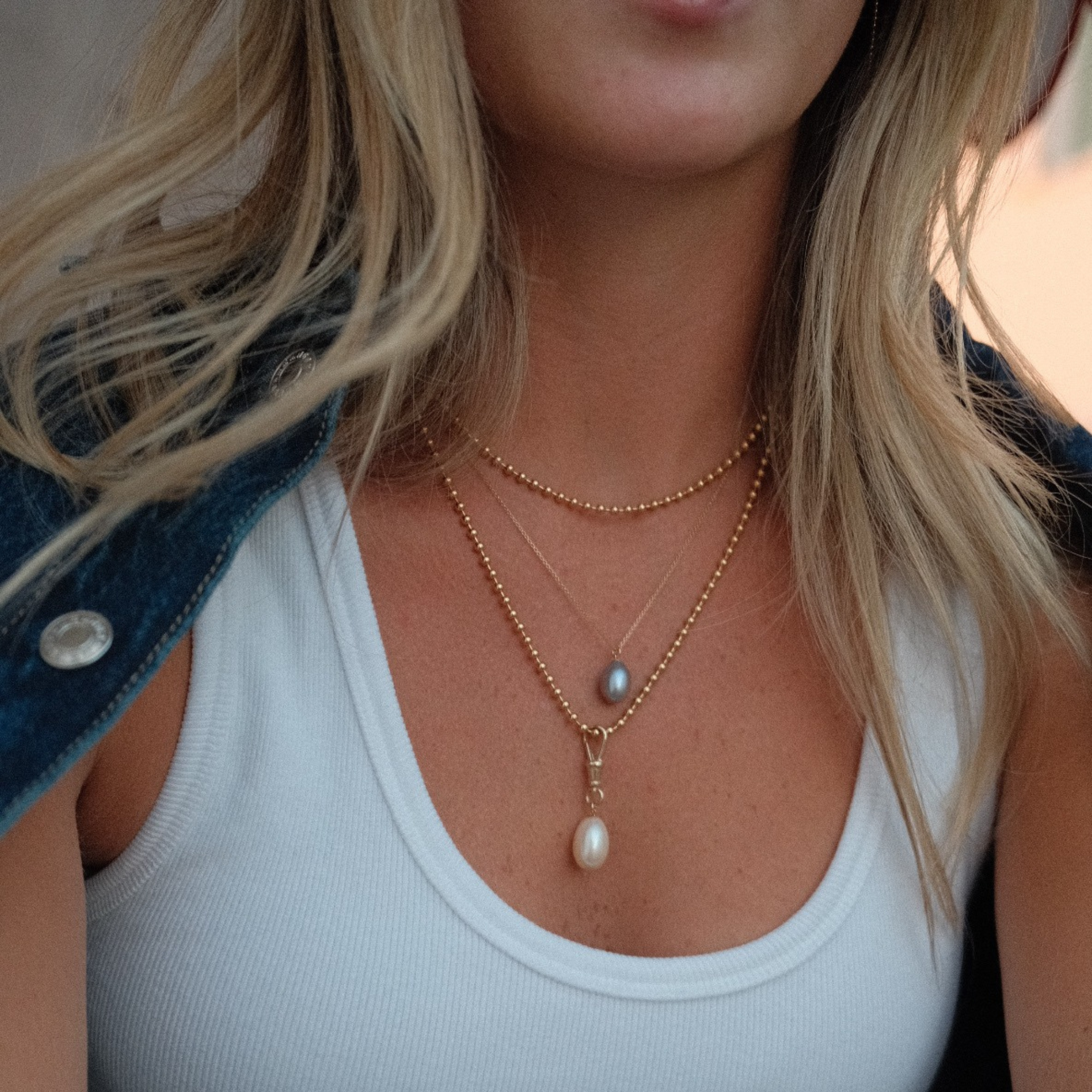 Grace Signature Ball n Chain Necklace