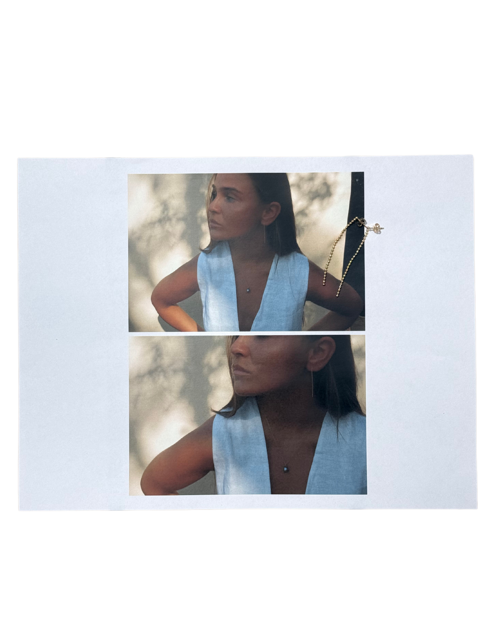 Ball n Chain 2" Duster Earrings